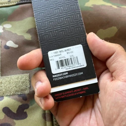Massif Free Iwol Military Camo Jacket Size XXL image 3