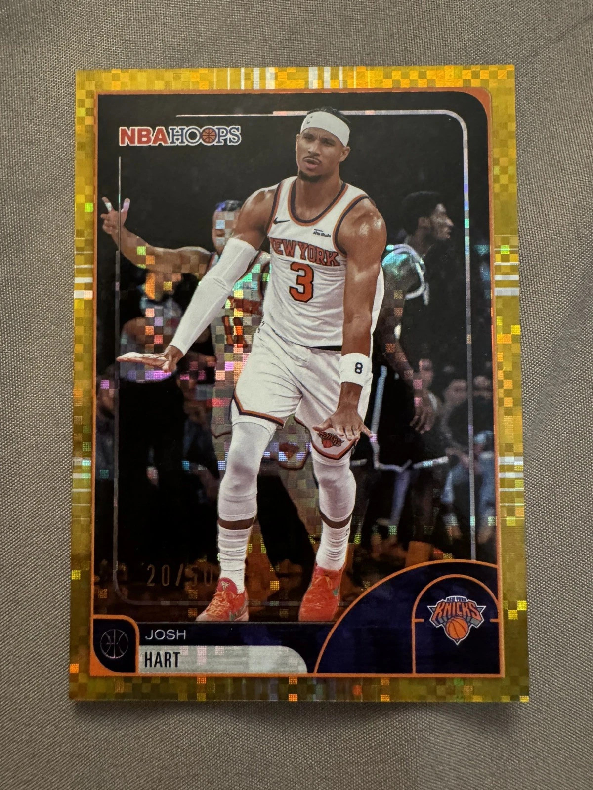 2025-26 NBA Hoops Josh Hart #124 Gold /50