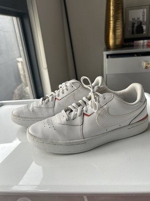 Nike Court Blanc White Team Orange Women s C10808 - 100 Size 9