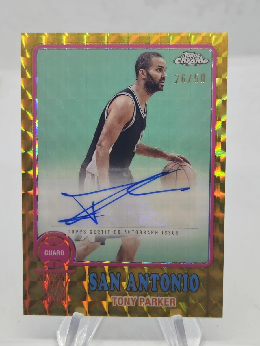 その他 TONY PARKER auto Tony Parker Basketball Autographed Sports Trading Cards