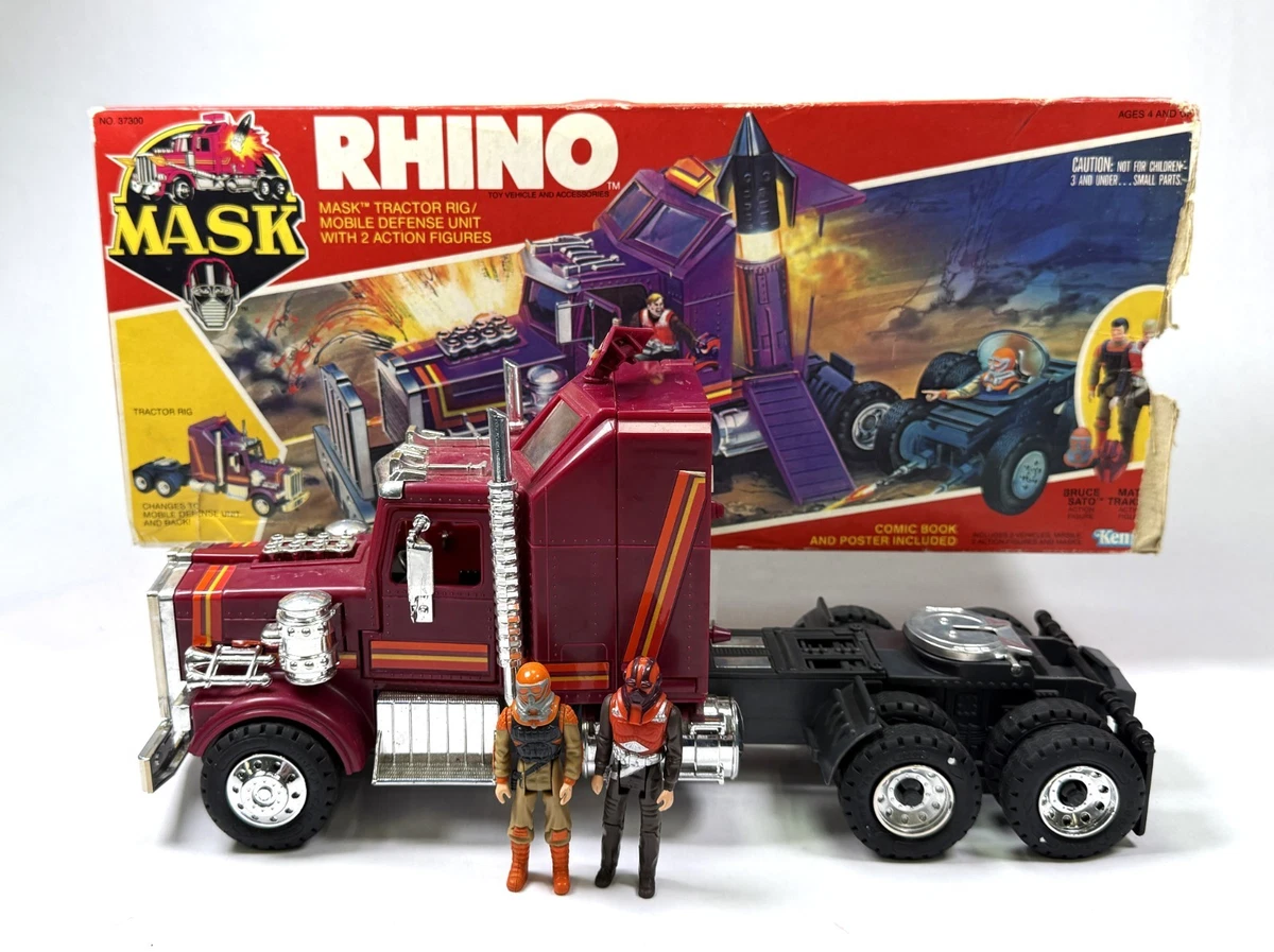 Vintage Kenner M.A.S.K Vehicle LOT with 3 Figures Manta Gator