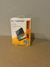 WD My Passport 2TB USB Portable External Hard Drive- Black- Password Protection