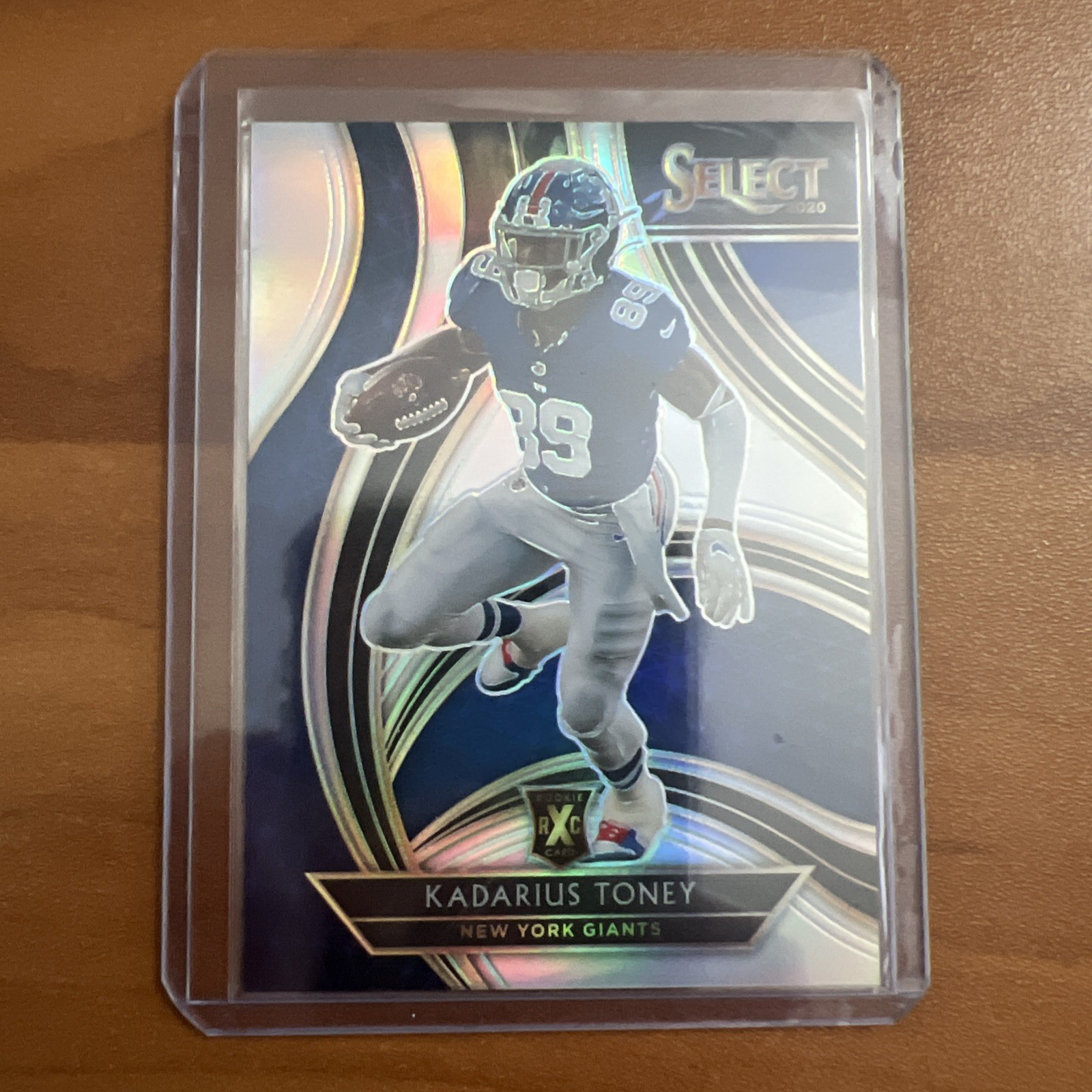 KADARIUS TONEY 2020 PANINI SELECT #414 ROOKIE RC XRC GIANTS SILVER PRIZM