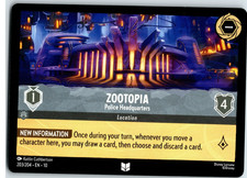  203 Zootopia - Police Headquarters Disney Lorcana Whispers in the Well
