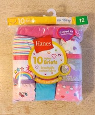 Hanes Girls' Briefs, Tagless, Soft Fabric, Choose Your Type/Size