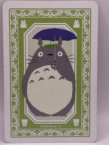 Tatsuo Father My Neighbor Totoro By Studio Ghibli Hayao Miyazaki Playing Card#28 - Picture 6 of 10
