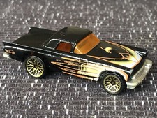 Vintage Hot Wheels ‘57 T-Bird Ford Thunderbird Black 1:64 Diecast 1977