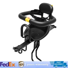 Kids Bicycle Chair, Baby Bike Safety Seats Toddler Child Seat for Bicycle Black