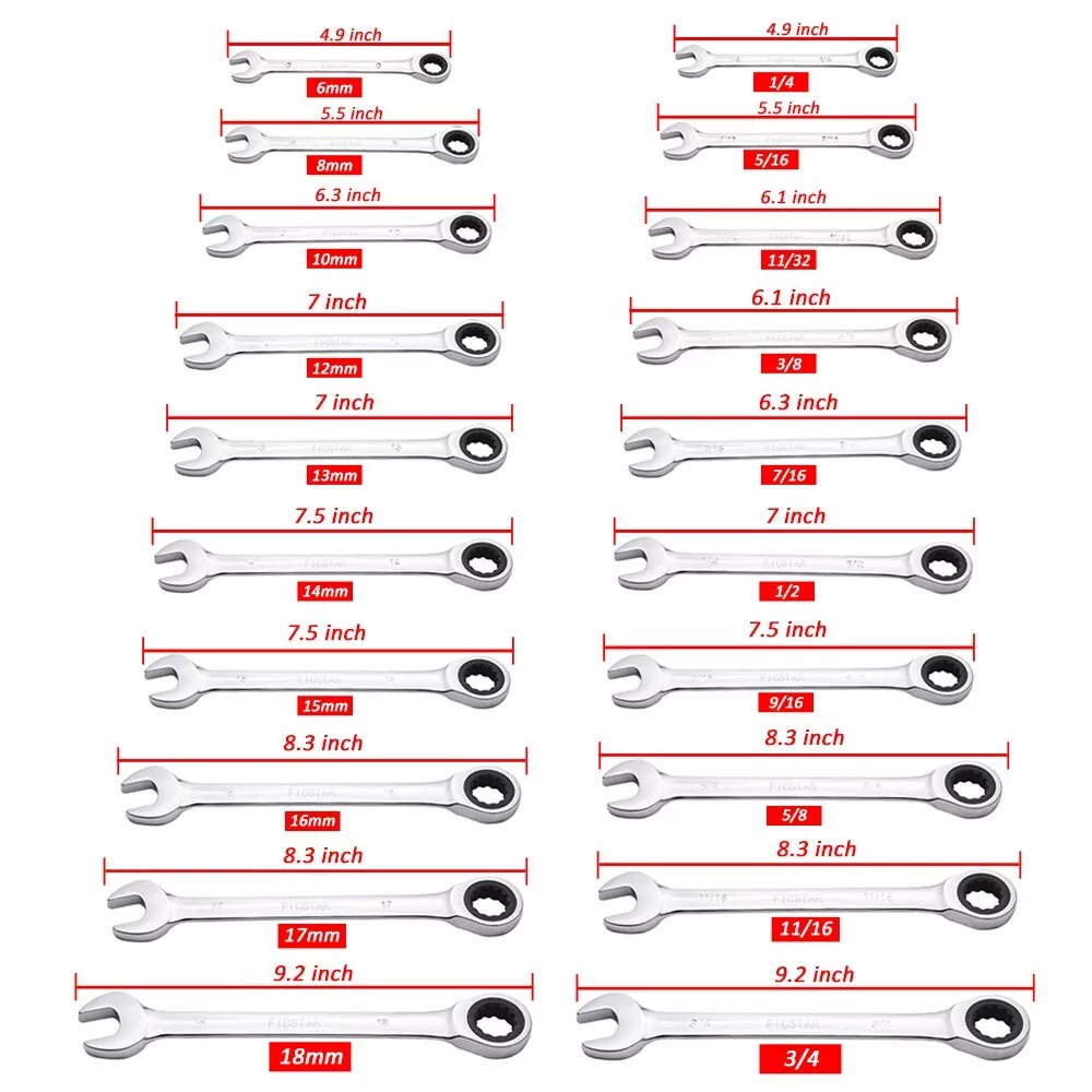 18mm to sale sae wrench