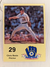 1989 Milwaukee Brewers Promo Cards - Mix & Match cards to save up to 20%