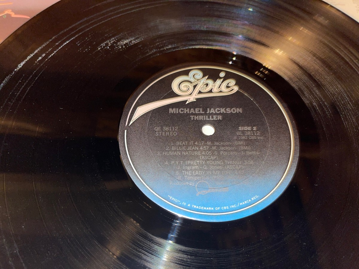 Michael Jackson - Vinyl - LP - Thriller - QE 38112 - Hype Sticker