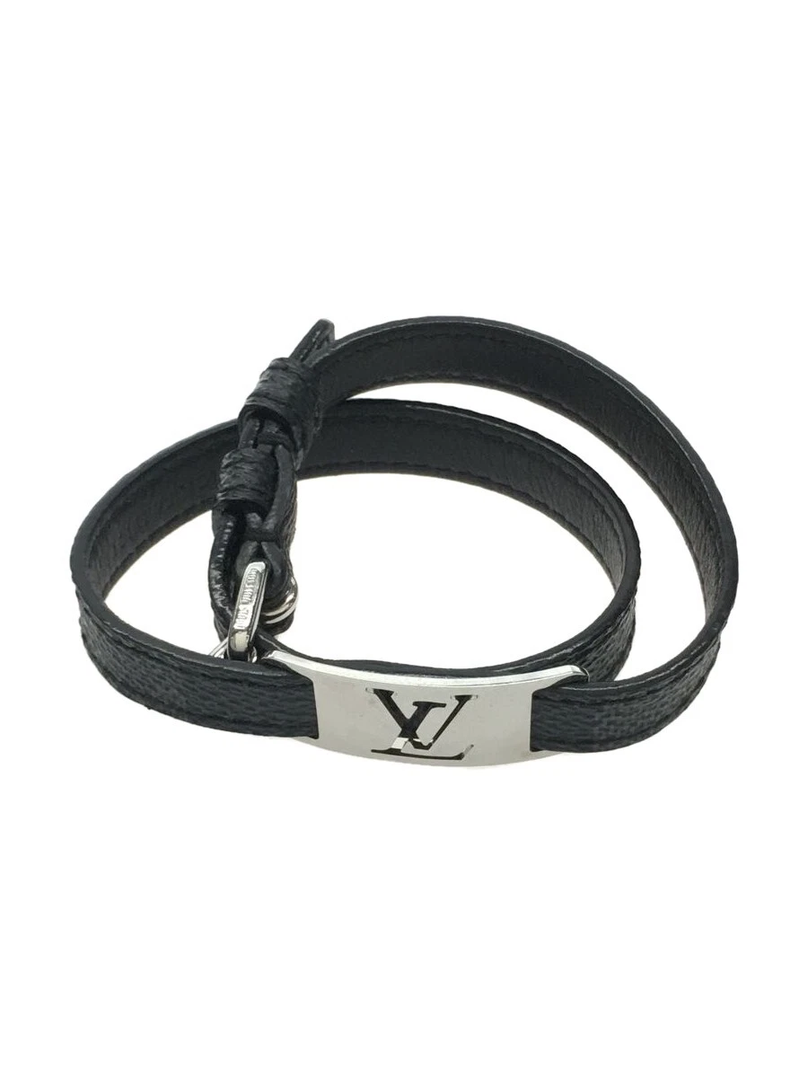 vuitton leather bracelet mens