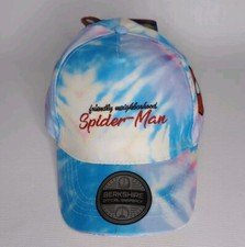 Marvel Friendly Neighborhood Spider-Man Girls Tie-Dye Adjustable Hat NWT