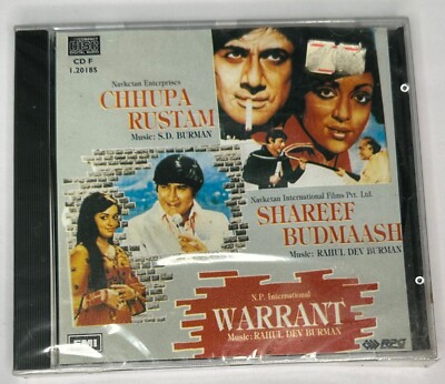 *Neu versiegelt* Chupa Rustam Shareef Budmaash Garantie EMI CD Bollywood R D Burman