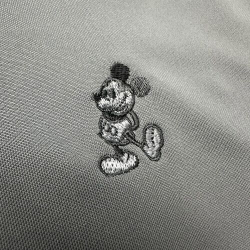 Nike Golf Disney Mickey Mouse Polo Shirt Performance Dri-Fit Silver Gray (XL) - 第 4/6 張圖片
