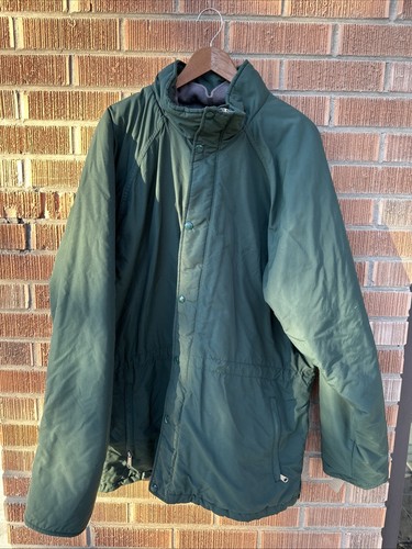 Vintage North Face Brown Label Parka Jacket XXL Green USDA Forest Service USFS