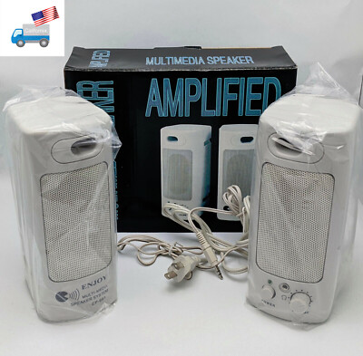 NEW Enjoy Sound EP-691 2.0 Speaker for Desktop PC, MP3,Walkman DVD BluRay Player