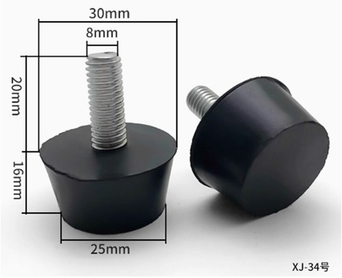 M6/M8/M10 Rubber Adjustable Screw Bolt Leveling Foot Machine Feet Furniture Leg - Picture 34 of 63