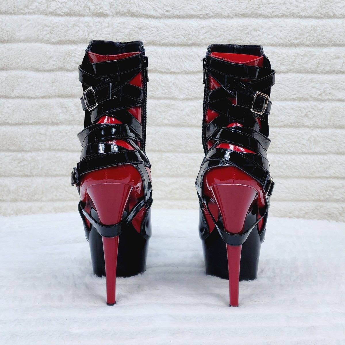 Delight 1012 Black / Red Buckle Strap 6