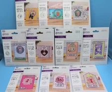 Crafter's Companion Front & Back  Stamp & Die SPINNING TWIRLING Collection NEW