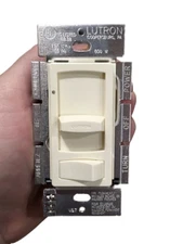 Lutron Meadow Lark MK-603PI-AL ALMOND 3-Way Preset 600W Light Dimmer Switch Eco