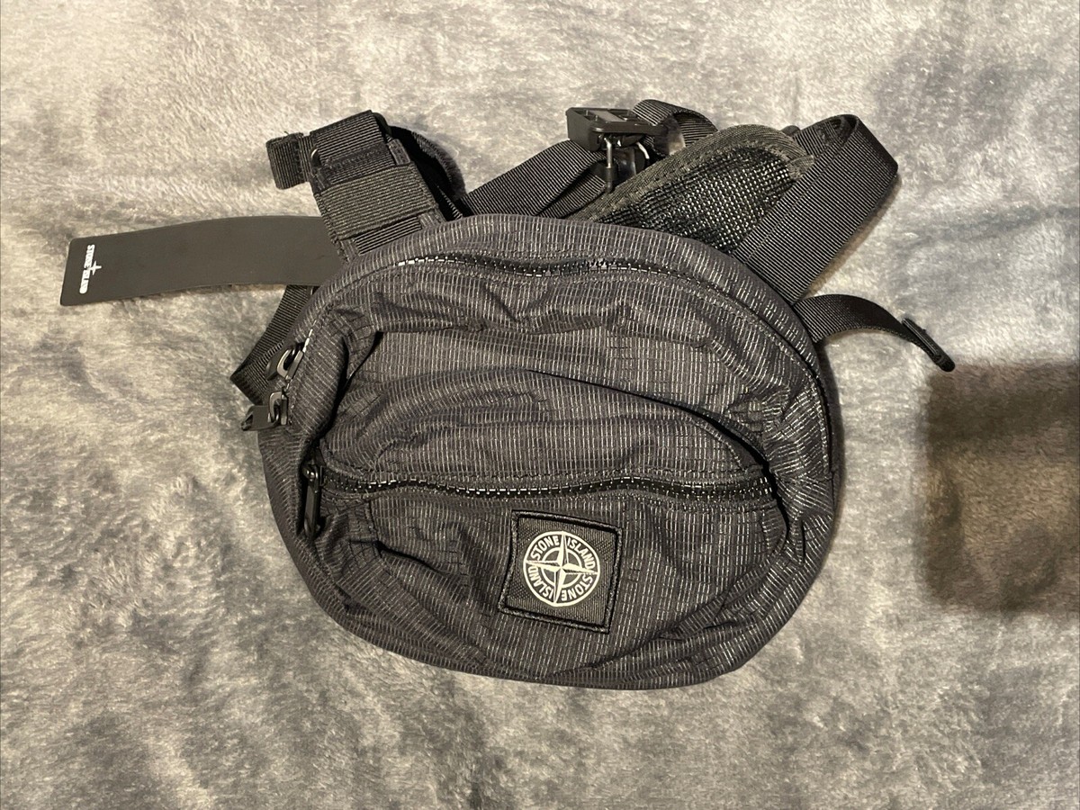 バッグ STONE  Reflective Weave Bag Stone Island Reflective Weave Ripstop Chest Bag| BNWT | eBay UK