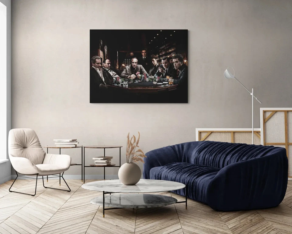 Leinwandbild Poster Acryl Pop Art Gangster Mafia Der Pate Sopranos - Bild 4 von 4