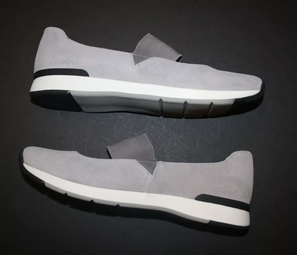 New Vionic Women s Cosmic Cadee Mary Jane Light Grey 10 M US NIB Slip On