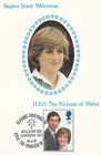 GB Havering Postcard Cover Princess Diana Regent Street Christmas Lights (07238)