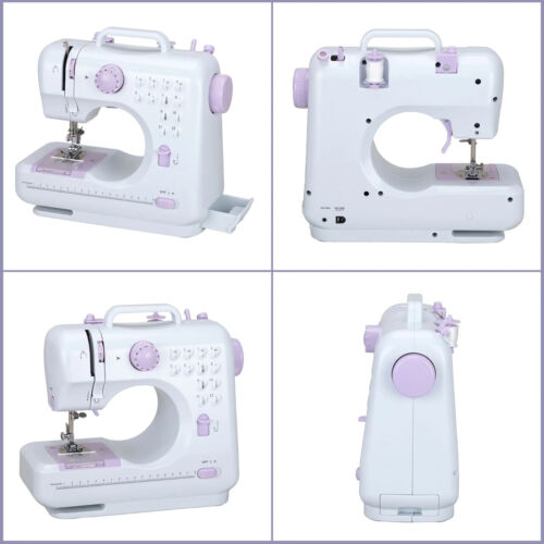 Macchina da Cucire Portatile, Mini Macchina da Cucire Domestica per Principianti Mult - Foto 9 di 9