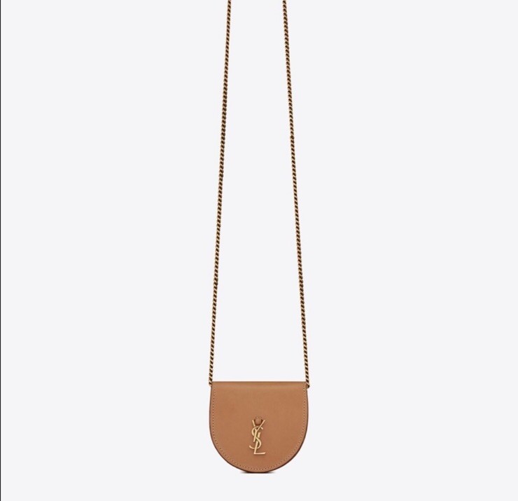 YVES SAINT LAURENT Borsa a monete in pelle bambino Kaia