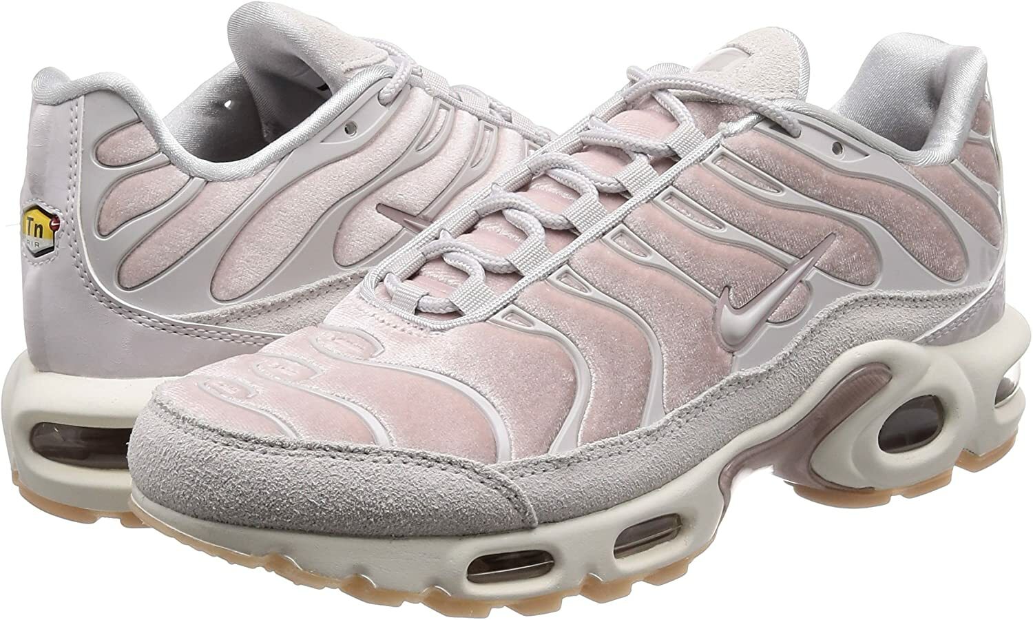 Size 11 Women Air Max Plus Lx NikeShoes AH6788 600 Particle Rose Pink Grey image 4