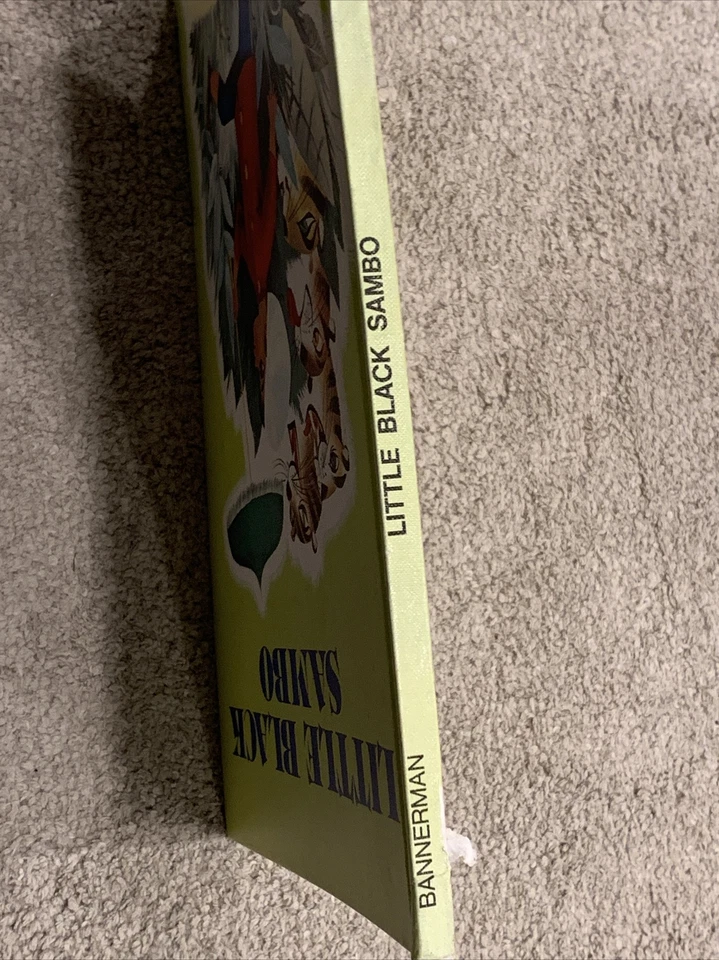 VINTAGE A Golden Book LITTLE SAMBO Large Book 12.5" ~ 1976 First Printing - Image 4 of 4