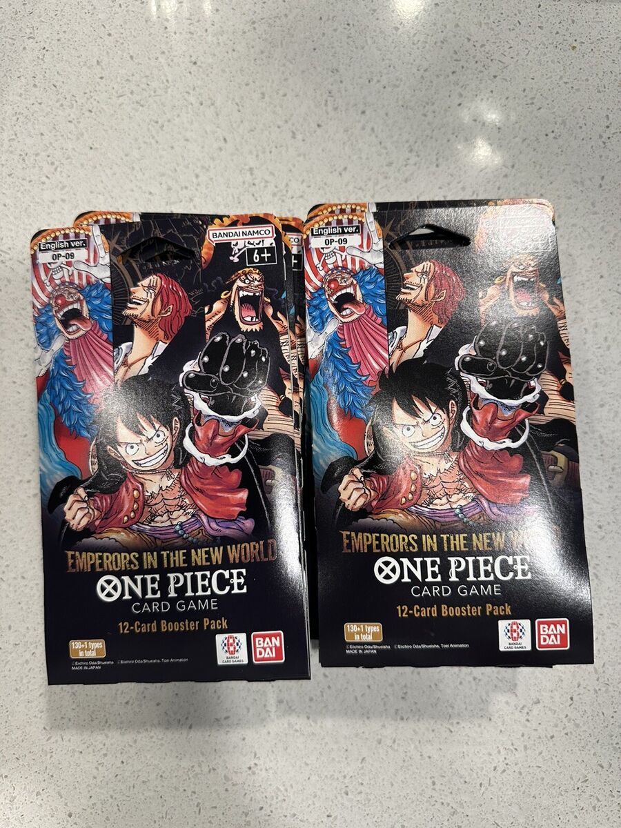 10 X One Piece TCG English OP-09 Op09 Emperors in the New 10 X One Piece TCG English OP-09 Op09 Emperors in the New