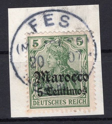 Marocco 22 Splendido Su Timbrato Luxury Letter Piece (K5344