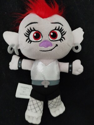 Dream Works Trolls World Tour Barb Plush Stuffed Animal Toy 8''