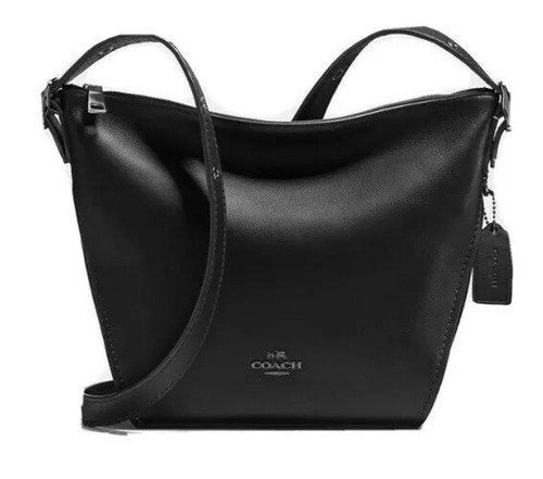 dufflette leather crossbody bolsa