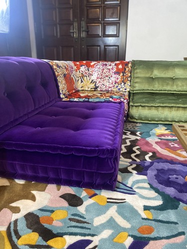 Mah Jong Französisches Tagesbett Boden Sofa Couch Komplett Maßgefertigt Komplettset Wie Abgebildet - Bild 13 von 20