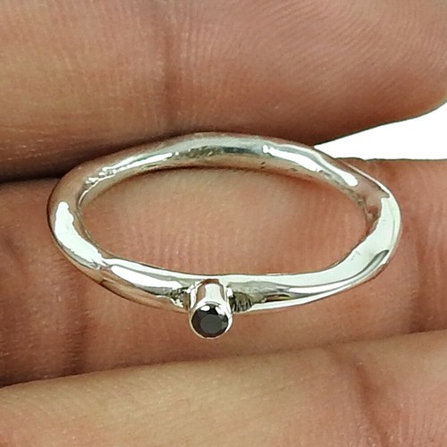 Donna Regalo Zircone Cubico Pietra 925 Anello Argento Sterling Misura 6.5 L30