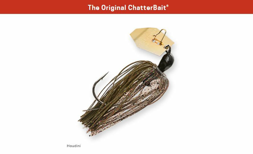 Z-Man Original ChatterBait 3/8 oz Jig Houdini CB38-75 Chatter Bait