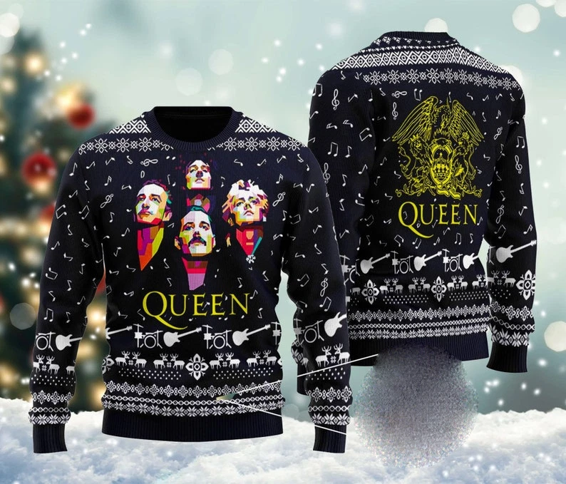 Pull de noel rock hot sale