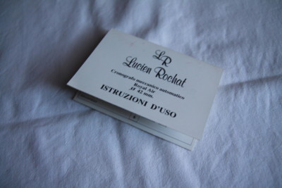 Booklet Booklet LUCIEN ROCHAT ROYAL AIR Original Vintage