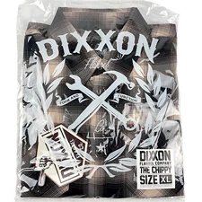 Dixxon Flannel "The Chippy" Men's XL Brown Carpenter Pearl Plaid Button Shirt