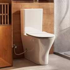 MaceratingFlo ARES Back Discharge Toilet with Two Types of Extension Pipes