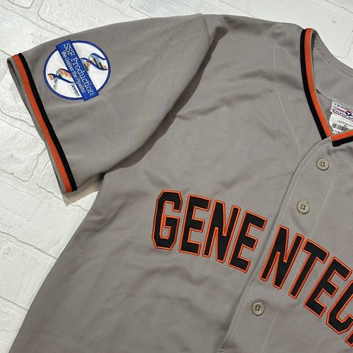 Genentech Baseball Jersey Mens Medium SF Giants Colorway Biotechnology - Picture 5 of 18
