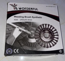 Wonderful Derusting Weeding Brush Synthetic Size 250 x 25.4mm 10”