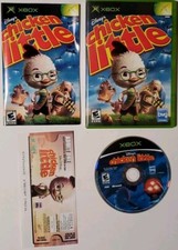 Disney's Chicken Little - Microsoft Xbox, 2005 - CIB Complete W/ Movie Ticket