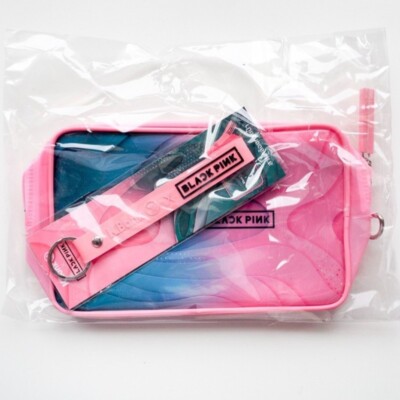 Official BLACKPINK Bag & Keychain Black Pink wallet purse Lisa