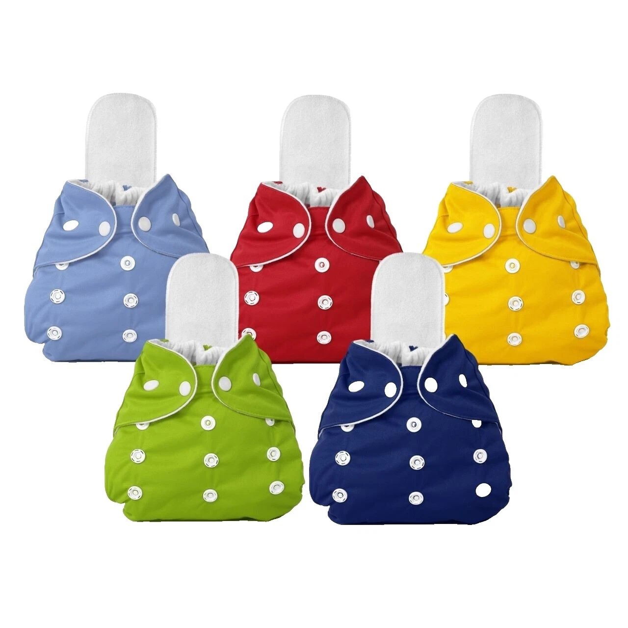 Mezcla de Algodón Multicolor Bebé reutilizables tela Pañales