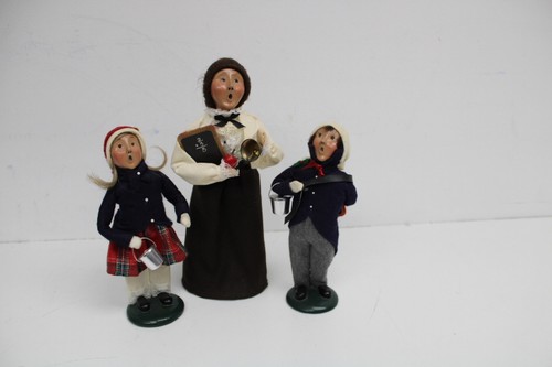 Byers Choice Caroler Lot Lehrer Shopper Kinder Junge Mädchen mit Eimern Vintage - Bild 3 von 24